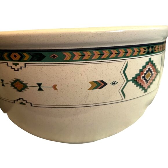 Vtg Studio Nova Adirondack Mikasa Lrg Serving Bowl Dishwasher Microwave Thailand - Picture 7 of 7